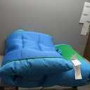 Big Joe Kona Hammock No Inflation Needed Pool Lounger with Headrest, Quick Draining Fabric, 4 feet Big (Blue Bondi Beach)