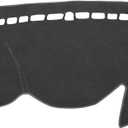 X AUTOHAUX Car Dashboard Cover Polyester Non-Slip Mat Protector Carpet Sun Proof for Hyundai Sonata 2011 2012 2013 2014 (Gray)