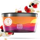 HYDAWAY 1-Quart Collapsible Insulated Bowl with Lid - BPA-Free, Leak-Resistant, Space-Saving Camp Bowl - Ideal for Hiking, Travel & Outdoor Meals (32oz, Mojave)