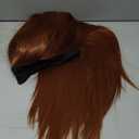 Long 3/4 Women's Wigs Hairpiece Straight With Adjust Black Headband Blonde Highlighted Wig Synthetic Hair 130A 24inches