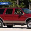 Window Visors Rain Guards for 2000 2001 2002 2003 2004 2005 Ford Excursion, Out-Channel Window Vent Wind Deflectors Visors Shades for 00 01 02 03 04 05 Ford Excursion