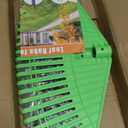 Plastic Rake for Leaves, 23 Tines 16" Wide Plastic Lawn Gravel Shrub Leaf Rake for Leaves and Grass, Thatch Garden Rakes for Yard Heavy Duty Long Handle 35-55"