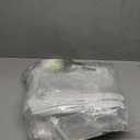 Preboun 3 Sets Magnetic Dust Barrier Zipper Door Kit 4' x 7.5' Construction Plastic Dust Barriers Plastic Door Curtain for Construction Self Closing Curtain for Doorways Room (White)