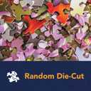 Bits and Pieces  500 Piece Jigsaw Puzzle for Adults  Happy Hollow - Halloween Farm Pumpkin Jack - O - Lantern Tractor Cat Fall Autumn Flower Corn Moon Night Jigsaw Puzzle by Artist Alan Giana