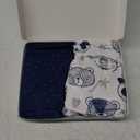 Yoofoss Pack and Play Sheets Fitted, Mini Crib Sheets 2-Pack for Pack N Play Mattress, Stretchy Playard Sheet, Soft and Breathable (Panda)