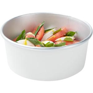 Restaurantware-Foil Lux 37 Ounce Take Out Containers, 50 Insulated Foil Lining Food Container - Greaseproof, White Paper To Go Food Containers, For Hot Or Cold Foods, Lids Sold Separately