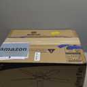 ZMISHIBO 52 Inch Ceiling Fan with Light, App&Remote Control, Flush Mount Low Profile, Dimmable 20W LED Light, Quiet Reversible Motor for Bedroom, Living Room, Apartment, Black