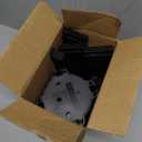 Stright 360 Degree Rotating Christmas Tree Stand, Revolving Artificial Tree Base for Tree Up to 7.5FT, Spinning Christmas Tree Stand with 2 Settings Trunk Diameter and One Built-in Electrical Outlet