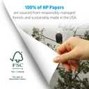 HP Printer Paper | 8.5 x 11 Paper | Copy &Print 20 lb | 1 Ream Case - 500 Sheets| 92 Bright | FSC Certified | 200060