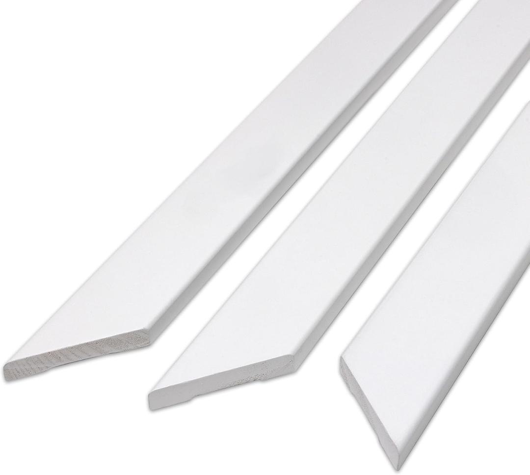 UFP-Edge LWM452 2-1/4 in. x 7 ft. White Prefinished Finger Jointed Door Casing Set (Pack of 6) UFP-Edge LWM452 2-1/4 in. x 7 ft. White Prefinished Finger Jointed Door Casing Set (Pack of 6)