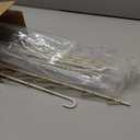 Clip Strip Metal Merchandising, MS-32, Pack of 10 | 31 Long Economical Metal All Steel Construction Wand Retailer Strip | Color: Off-White