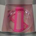 2 Pack 40 OZ Clear Replacement Lids Fit for Stanley Travel Tumbler, Dustproof Spill Proof Splash Resistant Tumbler Covers (Hot Pink)