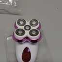 Electric Razors for Women - Upgraded Electric Shaver for Women with Magnetic Heads, Rotary Hair Remover Kit for Legs Bikini Face, Lady Trimmer for Sensitive Skin, Detachable and Waterproof, Purple (6900)