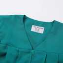 GradClassical Unisex Matte Graduation Gown Only for High School and Bachelor, Choir Robes for Church, Judge Costumes (Green)