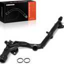 A-Premium Engine Coolant Radiator Pipe Water Hose Compatible with Audi A6 Quattro A7 Quattro 2012-2015, S4 2013-2015, S5 2013-2017, SQ5 2014-2017 & Volkswagen Touareg 2011-2015, Replace # 06E121045AA