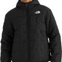 THE NORTH FACE Boys' Reversible Shasta Full Zip Hooded Jacket (X-Large, Tnf Black)