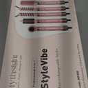 StyleVibe 6-in-1 Air Styler, Hair Dryer & Blow Dryer Brush with Travel Case - Auto Wrap Curls (L/R), Fast Drying, Thermal Round Brush for Smooth Blowouts & Frizz-Free Volume, No Heat Damage