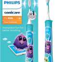 Philips Sonicare for Kids 3+ Bluetooth Connected Rechargeable Electric Power Toothbrush, Interactive for Better Brushing, Turquoise, HX6321/02