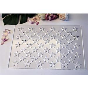 Clear Acrylic Flag Star Layout Template Jig - Precision 1-1/4" Star Alignment Tool for Wooden American Flags (15" x 10.5")