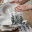 Christmas Tree Hand Towels for Bathroom, Kitchen Dish Towels, Winter Decor, 16x24 Inch