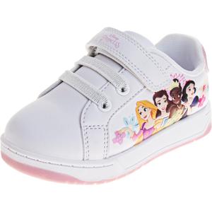 Disney Girls Character Shoes Mickey Minnie Frozen Princess Dora Moana Lilo Stitch Angel Athletic Running Shoes Laceless Sneakers for Girls- 5-10 Toddler 11-13 Little Kid