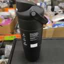 Owala FreeSip Sway Insulated Stainless Steel Water Bottle with Two-Way Spout, Built-In Straw and Bucket Handle, Made for Travel, School, and Sports, 30oz, BPA Free, Leak Proof, Very, Very Dark