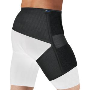 Tenbon Adjustable Hip Brace for Sciatica Pain Relief & Sacroiliac Support - Compression Wrap for Hamstring, Hip Flexor, Groin Injuries, Thigh Stabilizer - SI Joint Belt for Men & Women (XL/Right)