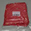 Softalker Christmas Throw Pillow Covers 18 x 18 Inch Set of 2, Xmas Winter Bell Faux Fur Cushion Covers, 3D Embroidered Pillow Cases for Couch Bedroom Living Room Decor, Red