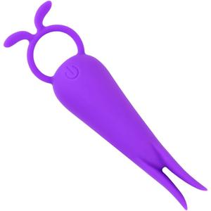 Quiet Powerful Silicone Mini Vibrator with 10 Modes for Travel, Rechargeable Sex Toys with Soft Smooth Tentacles to Clitoris Nipple Penis Stimulation Massager for Women, Men and Couples