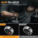 2 x SZJCLTD 4 Pack for Oura Ring Protector/Galaxy Ring Protector, Anti-Scratch Protective Elastic Silicone Oura Ring Cover for Oura Ring Gen 3 Working Out Gym