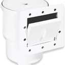 Swimline HYDROTOOLS Standard ABS Thru-Wall Skimmer Kit, White - Includes Return Fitting and Vacuum Plate, Maintenance Accessories for Above Ground and Backyard Deck Swimming Pools