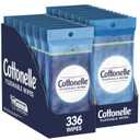 Cottonelle Flushable Wipes, 24 Individually Wrapped Packs, 14 Wipes Each Pack (336 Wipes Total)