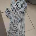 Roshtia 20 Pcs 10 Inch Hanging Baskets for Plants Large Plastic Hanging Basket Pots with Drainage Trays Self Watering Planter Pots for Outdoor Indoor Plants Flowers Garden Balcony (Grey White)