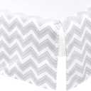 The Peanutshell 3 Piece Baby Crib Bedding Set for Boys & Girls - Newborn, Infant & Toddler Nursery Bed Set Decor with Fitted Crib Sheet, Dust Ruffle Comforter - Elephant Walk