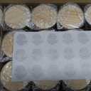 SHOWIN 8 OZ Thick Candle Jars for Making Candles 15 Pcs, Clear Empty Jars with Wood Lids for Candle Making, Sample Container