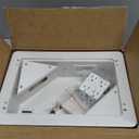 in-Wall TV Box with Flange for Home Theater Installation, 11.9" x 8.4" Cord Hider for Wall Mounted TV, with 2 Outlets, Cable Bracket, LV Cable & 1-1/2" ENT Entrance, Ideal for New or Retrofit Job
