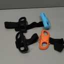 Wrist Bands for Switch 2 - IINE Adjustable Controller Elastic Straps for Motion Gaming, 2 Pack Comfortable & Hands-Free Gaming Experience for Adults & Children, Orange, Blue