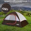 Camping Tent 2-4 Person, Waterproof Windproof Tent with Rainfly Easy Set up-Portable Dome Tents for Camping