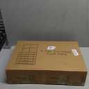 Laiensia 5-Tier Entryway Coat Rack, Coat and Shoe Rack, Entryway Bench Storage Organizer with 8 Hooks for Bedroom, Hallway, Office, Black