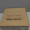 Drum Lampshades Set of 2, 11.6" Top x 12.6" Bottom x 9.8" High Lamp Shades for Table Lamps, Bedside Lamps, Floor Lamps, Gray Fabric Lampshade, Easy Assembly Lamp shade Replacement, Spider Fitter