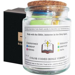 Christian Gifts for Women, Read Me When Bible Verses Jar For Daily Encouragement, Inspirational Prayer & Reflection
