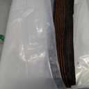 ZYP 10x12 FT Heavy Duty Clear Waterproof Tarps Outdoor Garden Rainproof Covering,Clear Vinyl Tarp with Grommets,Transparent Waterproof Tarpaulin for Covering Henhouse Porch Canopy Plant Camping