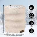 Chalier 3 Pack Neck Warmer for Women Cold Weather Knit Winter Scarf Thick Infinity Neck Gaiter for Men Women