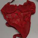 popiv Women One Piece Lingerie Lace Body Suits Teddy Corset Tops Underwire Bodysuit (Small)