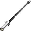 POWER GUIDANCE Chrome Olympic Barbell Bar, 2 Inch Weight Bar for lifting, Hip Thrusts,Universal Strength Training Bars 4ft/5ft/6ft