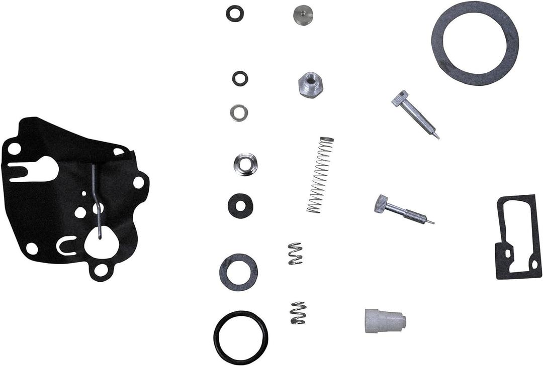 GardenPal 494623 Carburetor Overhaul Kit for Briggs & Stratton Models, Compatible with 3HP, 4HP Vertical Engines; Overhaul Kit for Lawnmower (18pcs)