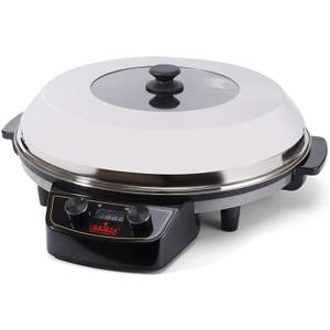 Injera Wass Mitad (Mogogo), Electric Griddle with Adjustable Temperature 2000W For Crepe, Injera, Pita, Chapatti Dosa