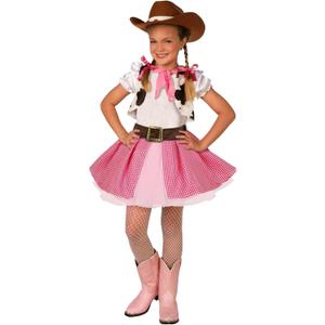 Morph Cowgirl Outfits for Girls, Cowgirl Costume for Girls, Halloween Costume Kids (Medium)