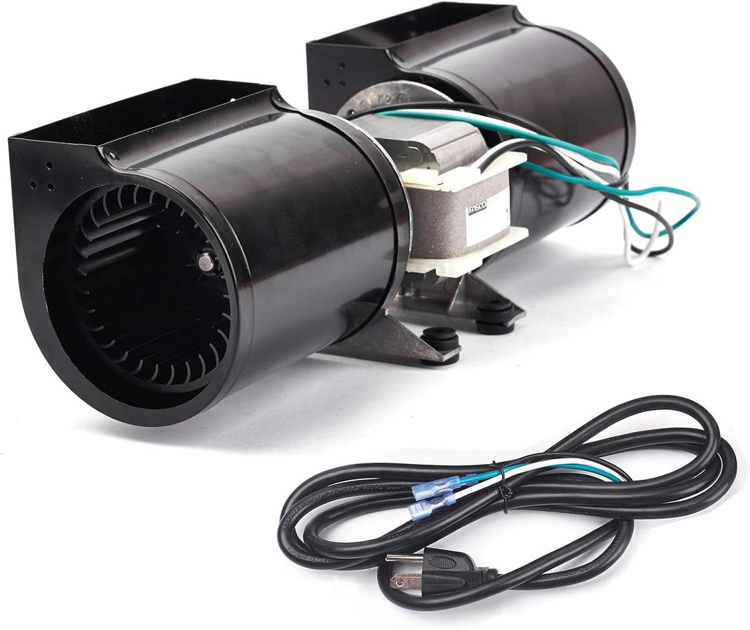 Replacement Fireplace Blower Fan for Heat N Glo, Hearth and Home, Quadra Fire, GFK160A GFK160 GFK160 GFK160A Fireplace Blower for Hearth and Home DV3732 DV3732B, Heat N Glo 6000 6000CLX