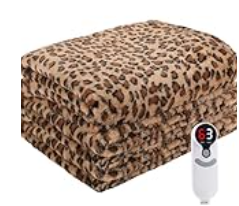 Eydna Electric Heated Blanket Full Size 72"x84",Fast Heating Throw, Soft Plush Micro plush for Bed & Couch, 10 Hours Auto Off & 4 Heating Levels, Machine Washable, Gifts for Grandma & Family